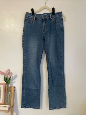 The denim tailor y2k style jeans with rhinestone details size 6